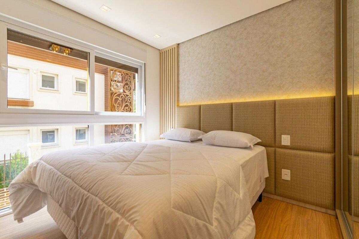 Rosa Edificio Bellagio Canela Com Infraestrutura Completa Apartment Exterior foto