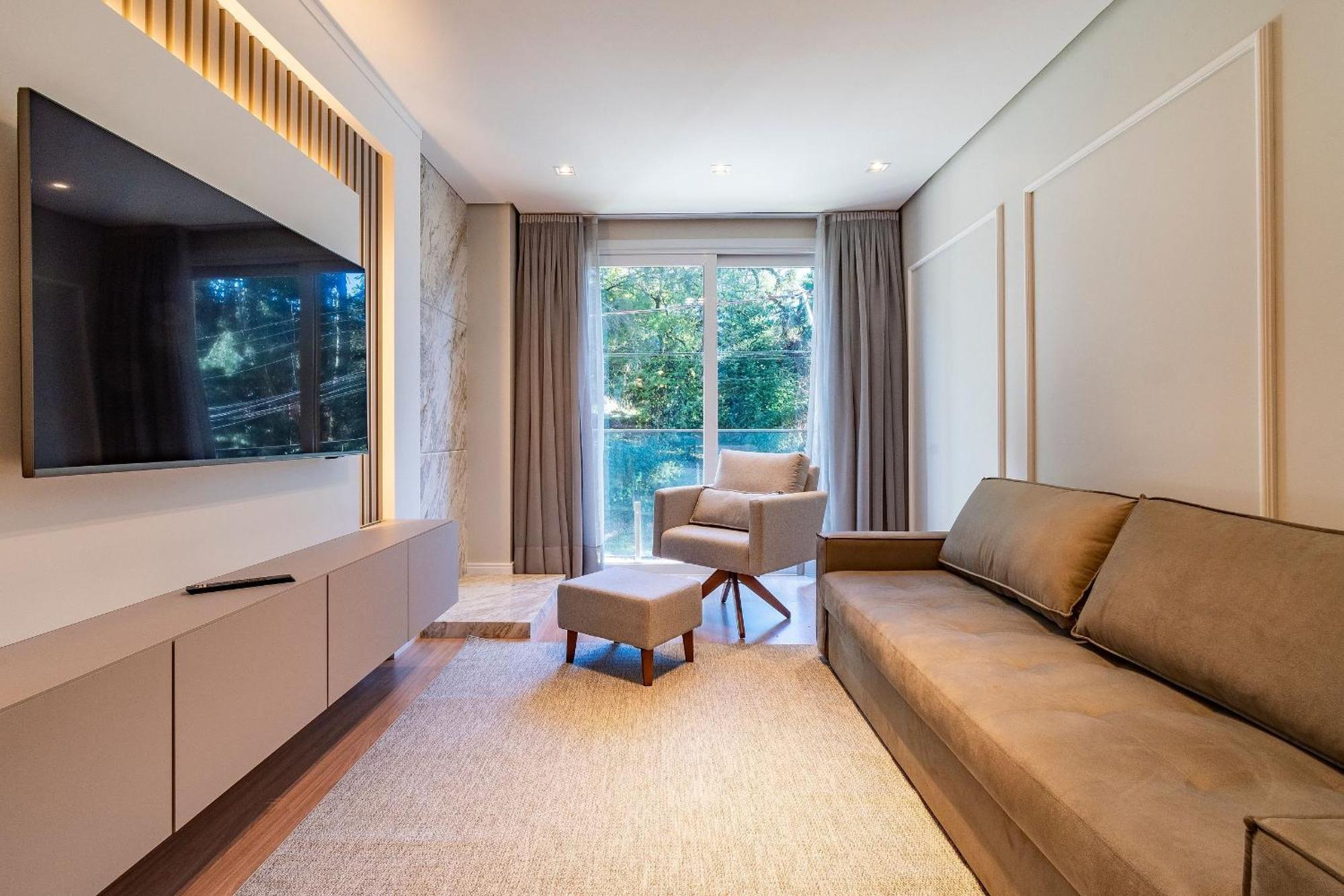 Rosa Edificio Bellagio Canela Com Infraestrutura Completa Apartment Exterior foto